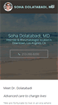 Mobile Screenshot of losangelesrheumatology.com